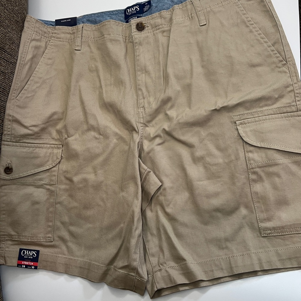 Chaps Men's Tan Cargo Shorts